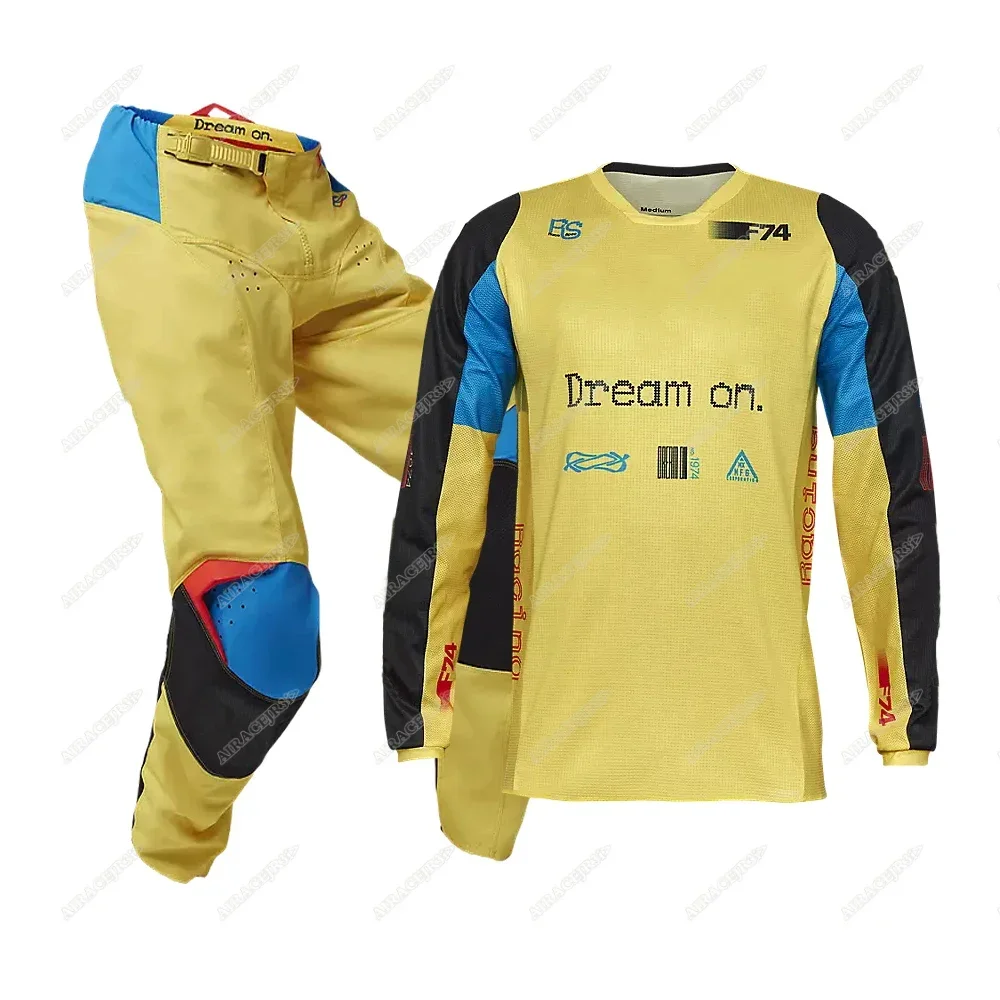 Mountain Biking Gear For Men - Kombi-Outfit Motocross Mountain Gear Set Race