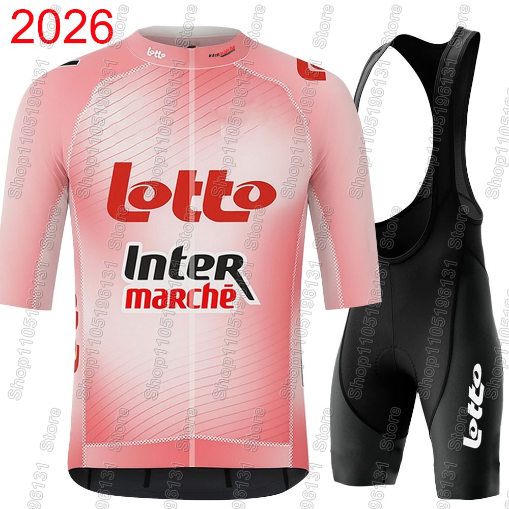 Mountain Biking Jerseys Men - Lotto Intermarché 2026 Radsport-Trikot-Set Herren Sommer