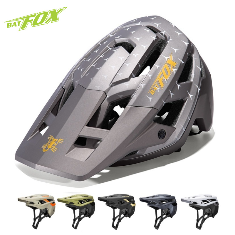 Mountain Biking Gear For Men - BATFOX Mountainbike-Helm, Reiten, Speedframe, Off-Road-MTB-Fahrradhelm, integriertes