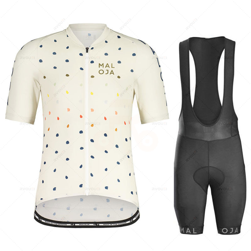 Mountain Biking Jerseys Men - Maloja Radsport-Jersey-Kleidungs set, Lätzchen, Gel-Pad, Mountainbike-Kleidungs