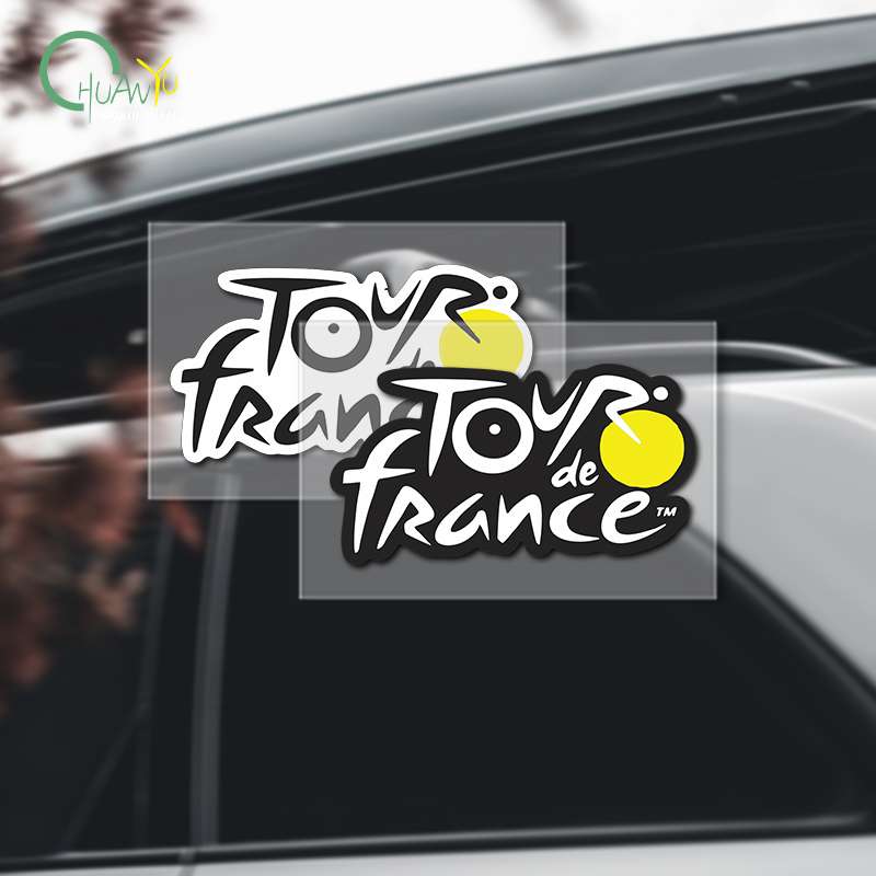 Mountain Biking Logo - Tour de France Logo-Aufkleber für Rennräder