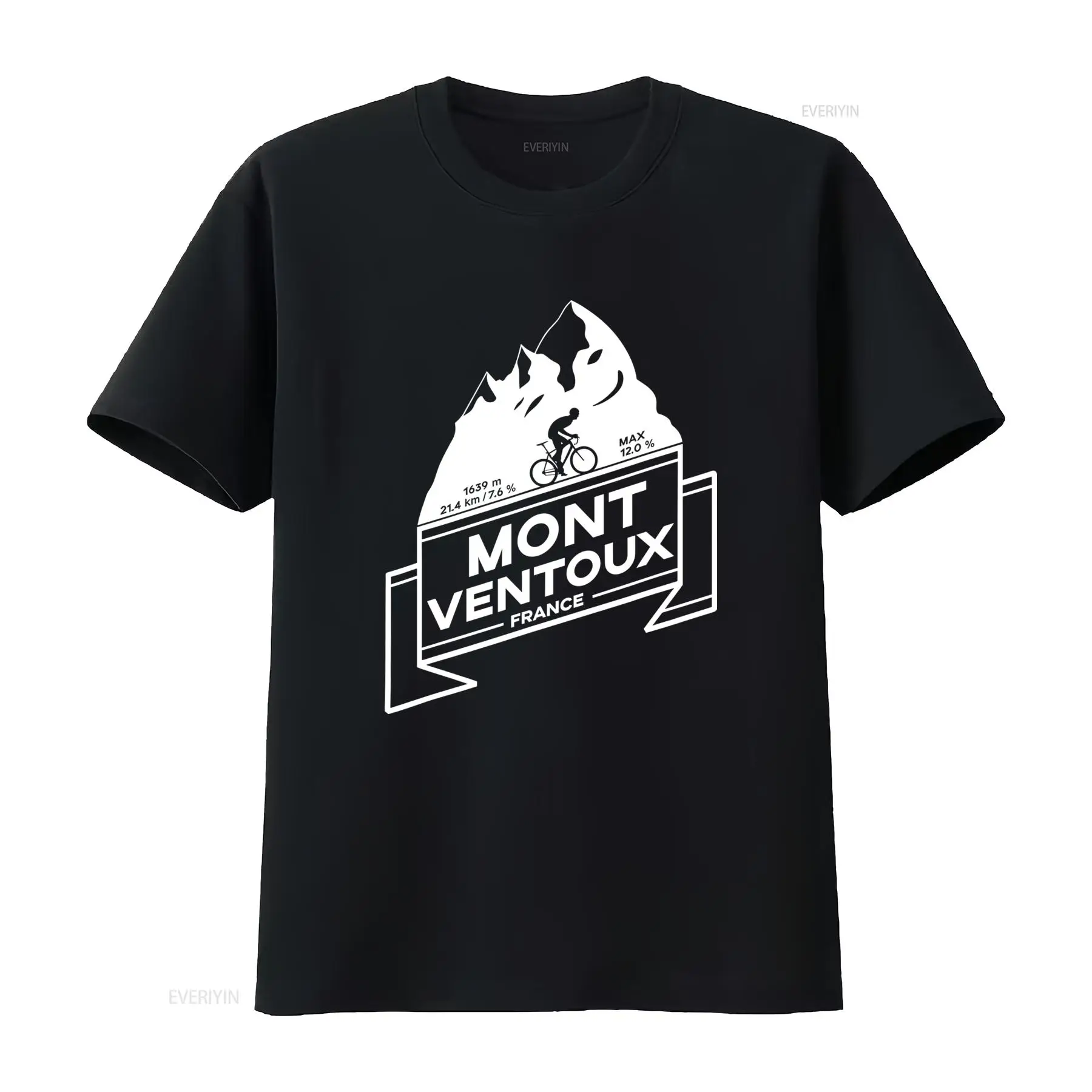 Mountain Biking France - Mont Ventoux Road Cycling Climb T-Shirt,
