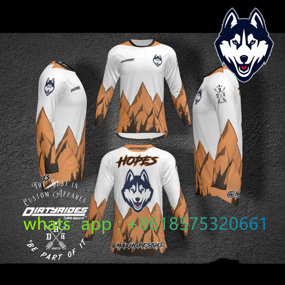 Enduro Moto Fahrrad Jersey Ärm – Mountain Biking Gear For Men Bewertung und Preis
