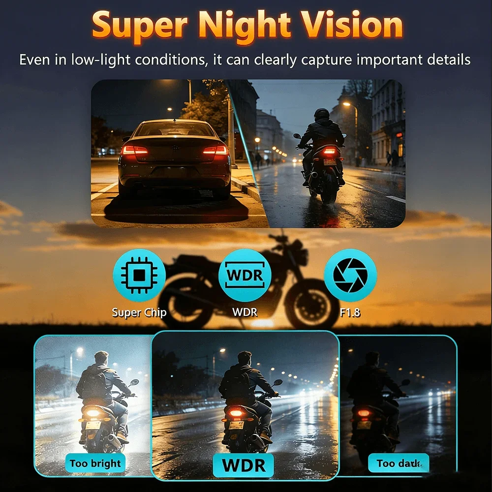 Neue 2K QHD WIFI IP66 Wasserdi – Mountain Biking Images Bewertung und Preis
