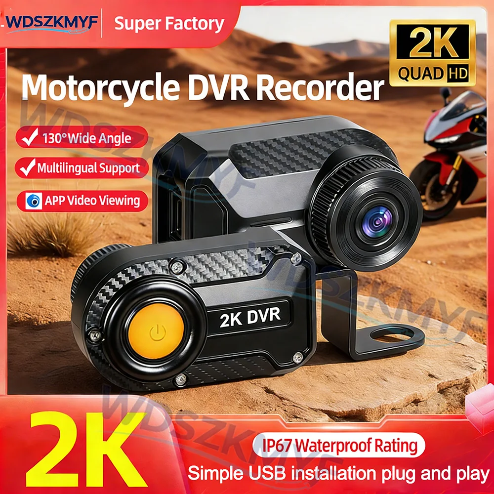 Motorrad-DVR 2K HD WiFi mit wa – Mountain Biking Images Bewertung und Preis