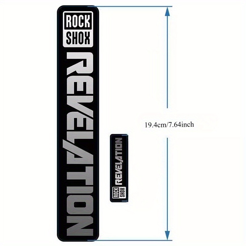 2 Stück Rockshox Fahrradgabel- – Mountain Biking Logo Bewertung und Preis